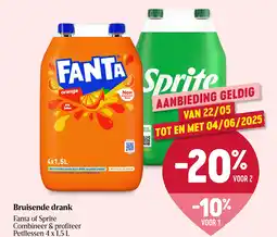 Delhaize Bruisende drank aanbieding