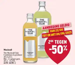 Delhaize Mocktail aanbieding
