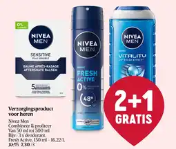 Delhaize Verzorgingsproduct voor heren aanbieding