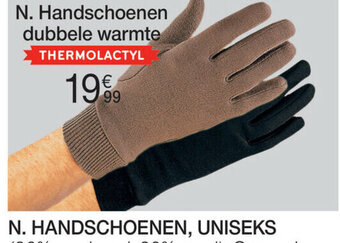 Handschoenen, Uniseks