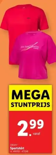Lidl Crivit sportshirt aanbieding