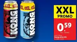 Lidl Kong strong energy drink xxl aanbieding