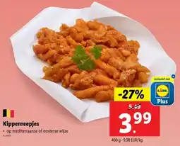 Lidl Kippenreepjes aanbieding