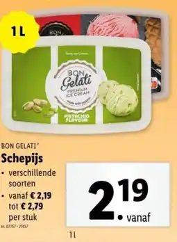 Lidl Bon gelati schepijs aanbieding