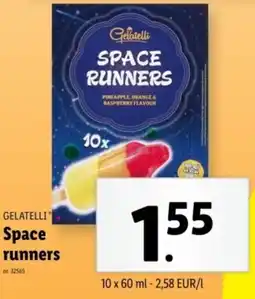 Lidl Gelatelli space runners aanbieding