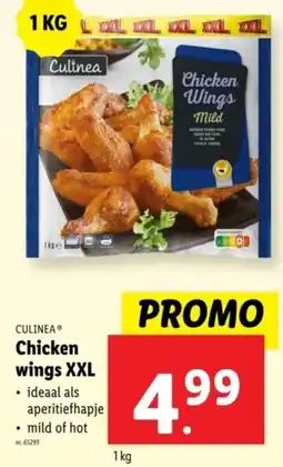 Lidl Culinea chicken wings xxl aanbieding