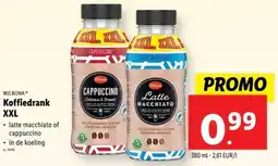 Lidl Milbona koffiedrank xxl aanbieding