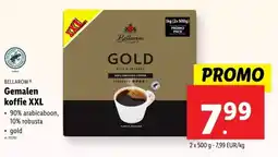 Lidl Bellarom gemalen koffie xxl aanbieding
