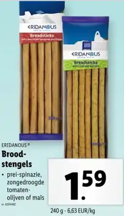 Lidl Eridanous broostengels aanbieding