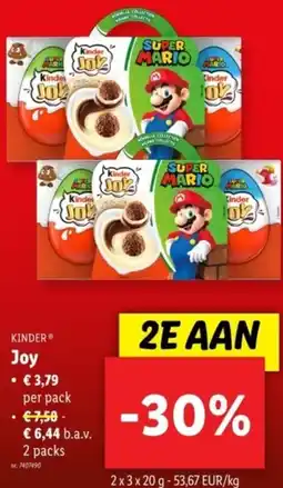 Lidl Kinder joy aanbieding