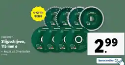 Lidl Parkside slijpschijven, 115 mm ø aanbieding
