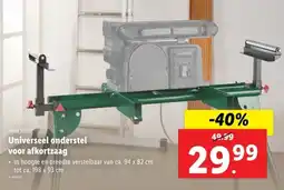 Lidl Parkside universeel onderstel voor afkortzaag aanbieding