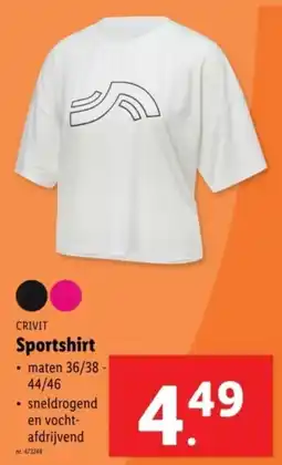 Lidl CRIVIT Sportshirt aanbieding