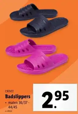 Lidl Crivit badslippers aanbieding