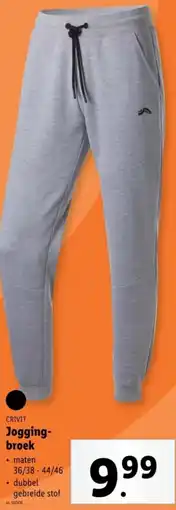 Lidl Crivit joggingbroek aanbieding