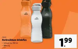 Lidl Crivit herbruikbare drinkfles aanbieding
