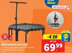 Lidl Crivit minitrampoline met stang aanbieding