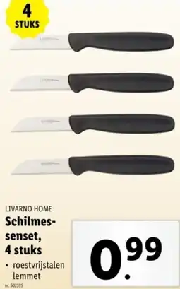 Lidl Livarno home schilmessenset aanbieding