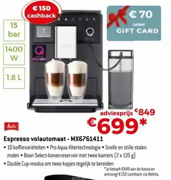 Espresso volautomaat - MX6761411