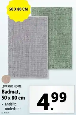 Lidl Livarno home badmat aanbieding