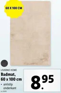 Lidl Livarno home badmat aanbieding