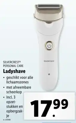 Lidl Silvercrest personal care ladyshave aanbieding