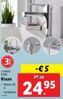 Lidl Livarno home kraan aanbieding