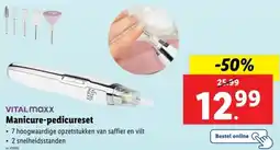 Lidl Vitalmaxx manicure pedicureset aanbieding