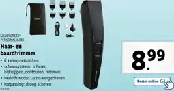 Lidl Silvercrest personal care haar en baardtrimmer aanbieding