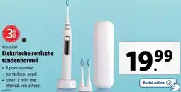 Lidl Nevadent elektrische sonische tandenborstel aanbieding