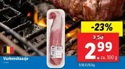 Lidl Varkenshaasje aanbieding
