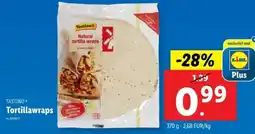 Lidl Tastino tortillawraps aanbieding