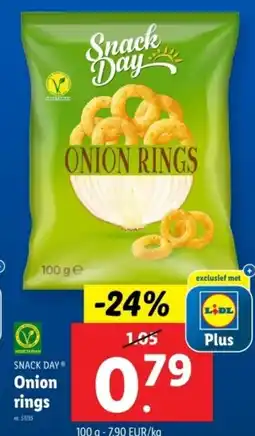 Lidl Snack day onion rings aanbieding