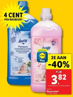 Lidl Doussy wasverzachter aanbieding