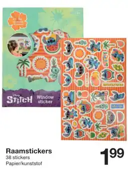 Zeeman Raamstickers aanbieding