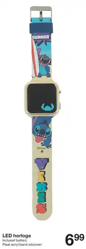 Zeeman LED horloge aanbieding