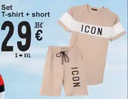 Cora Set T-shirt + short aanbieding