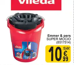 Cora Vileda emmer & pers super mocio aanbieding