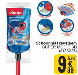 Cora Vileda schoonmaaksysteem super mocio 3d aanbieding