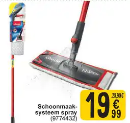 Cora Vileda schoonmaaksysteem spray aanbieding