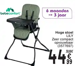Cora bebeconfort Hoge stoel lily aanbieding
