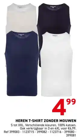 Trafic Heren t-shirt zonder mouwen aanbieding