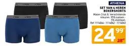 Trafic Athena set van 4 heren boxershorts aanbieding