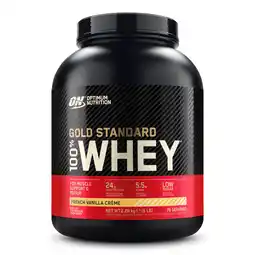 Decathlon GOLD STANDARD 100% WHEY PROTEIN - French Vanilla - 2,27 kg (71 scoops) aanbieding
