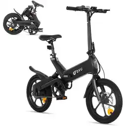 Decathlon DYU A16 Opvouwbare elektrische fiets, 16'' 250W 36V 10Ah aanbieding