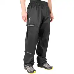 Decathlon Ultieme regenbroek voor fietsers zwart aanbieding