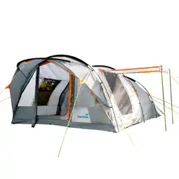 Decathlon Tunneltent Egersund 5 Sleeper Protect - 5 personen – met ingenaaide tentvloer aanbieding