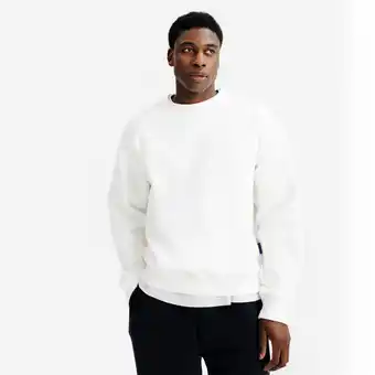 Decathlon Herensweater met ronde hals Elementals wit aanbieding