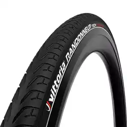 Decathlon Randonneur Tech 28 clincher band - zwart Reflex aanbieding