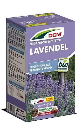 Brico DCM organische meststof Lavendel 1,5kg aanbieding